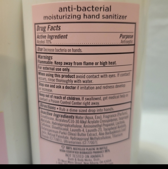 Bath & Body Works Bath & Body Bath And Body Works Champagne Toast Hand Sanitizer Lotion